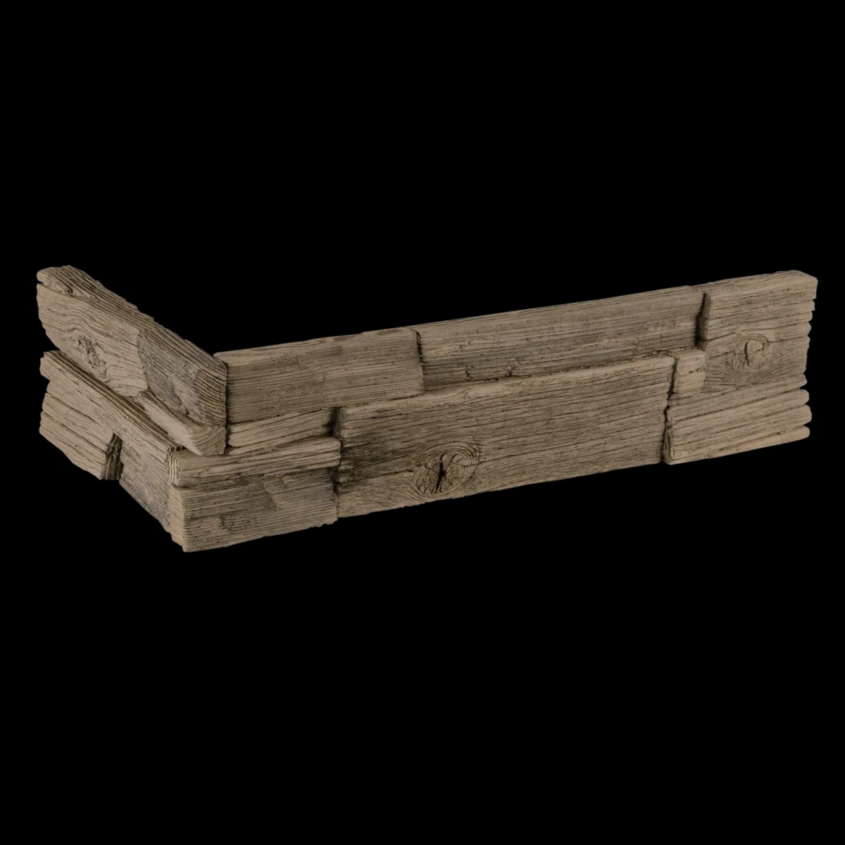 Wood oak - edge piece