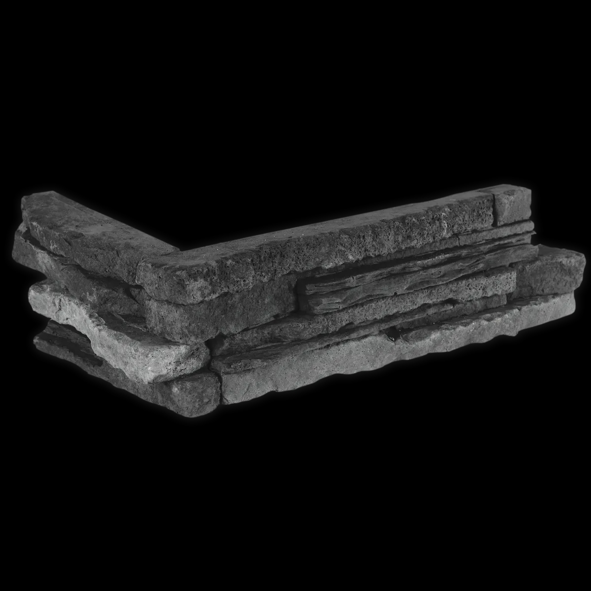 Povazan black - Edge piece
