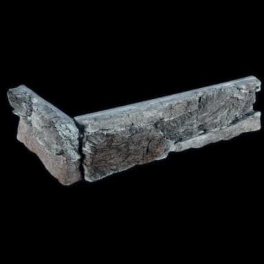 Verblendstein Rock antracit - Edge piece